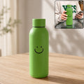ML Smiley Face Glass Travel Water