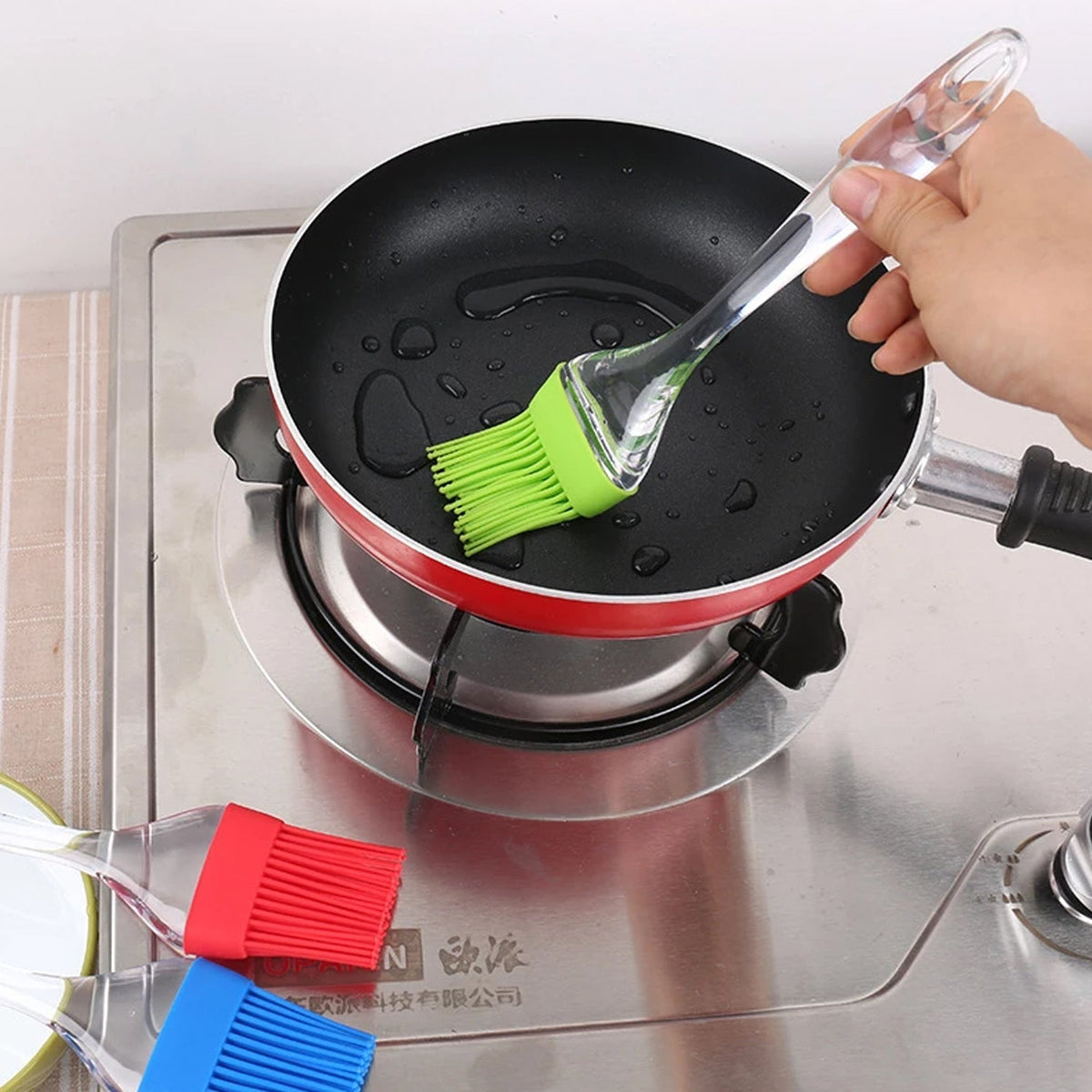 Cake Pastry Brush and Spatula Set