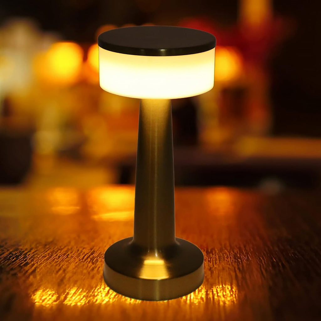 The VoltDesk portable LED desk lamp presented in its attractive retail packaging.