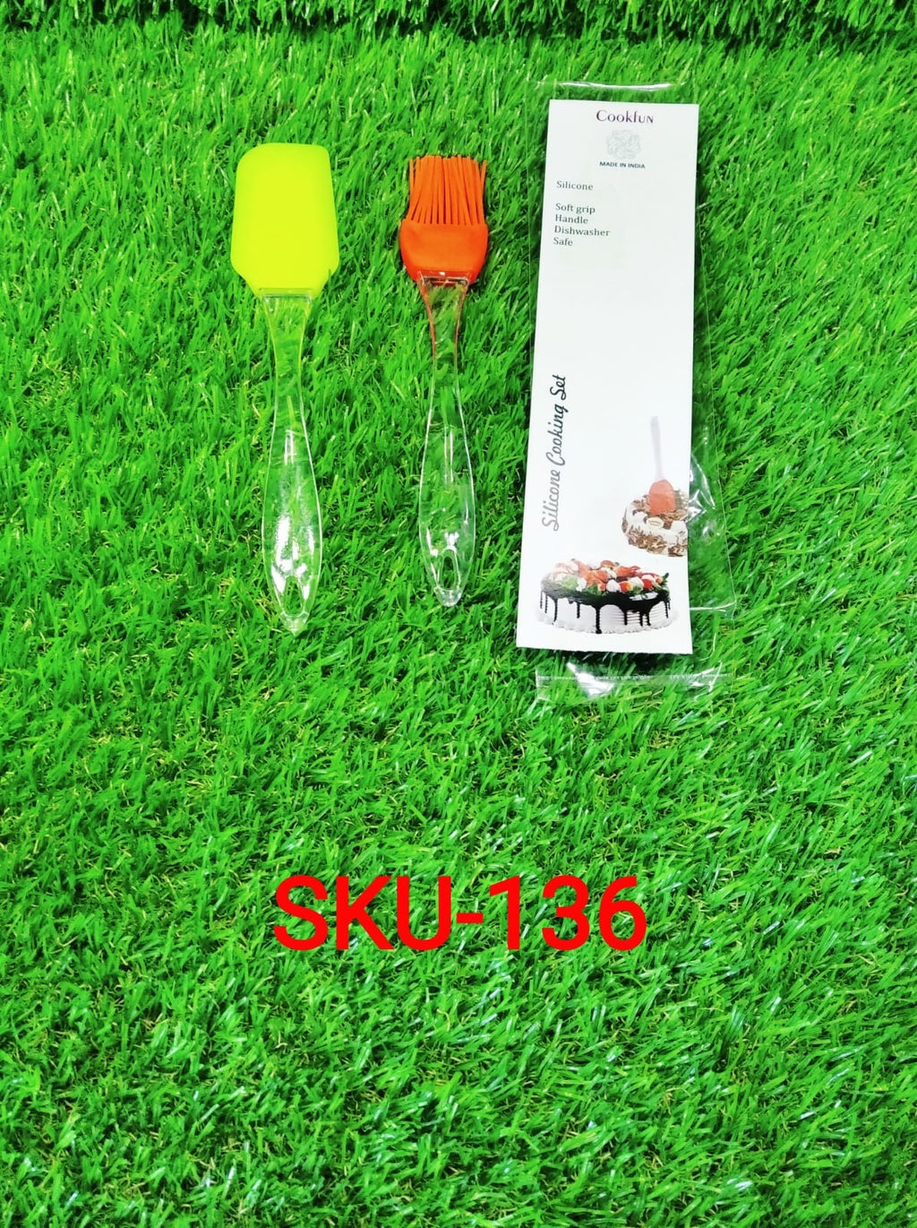 Cake Pastry Brush and Spatula Set