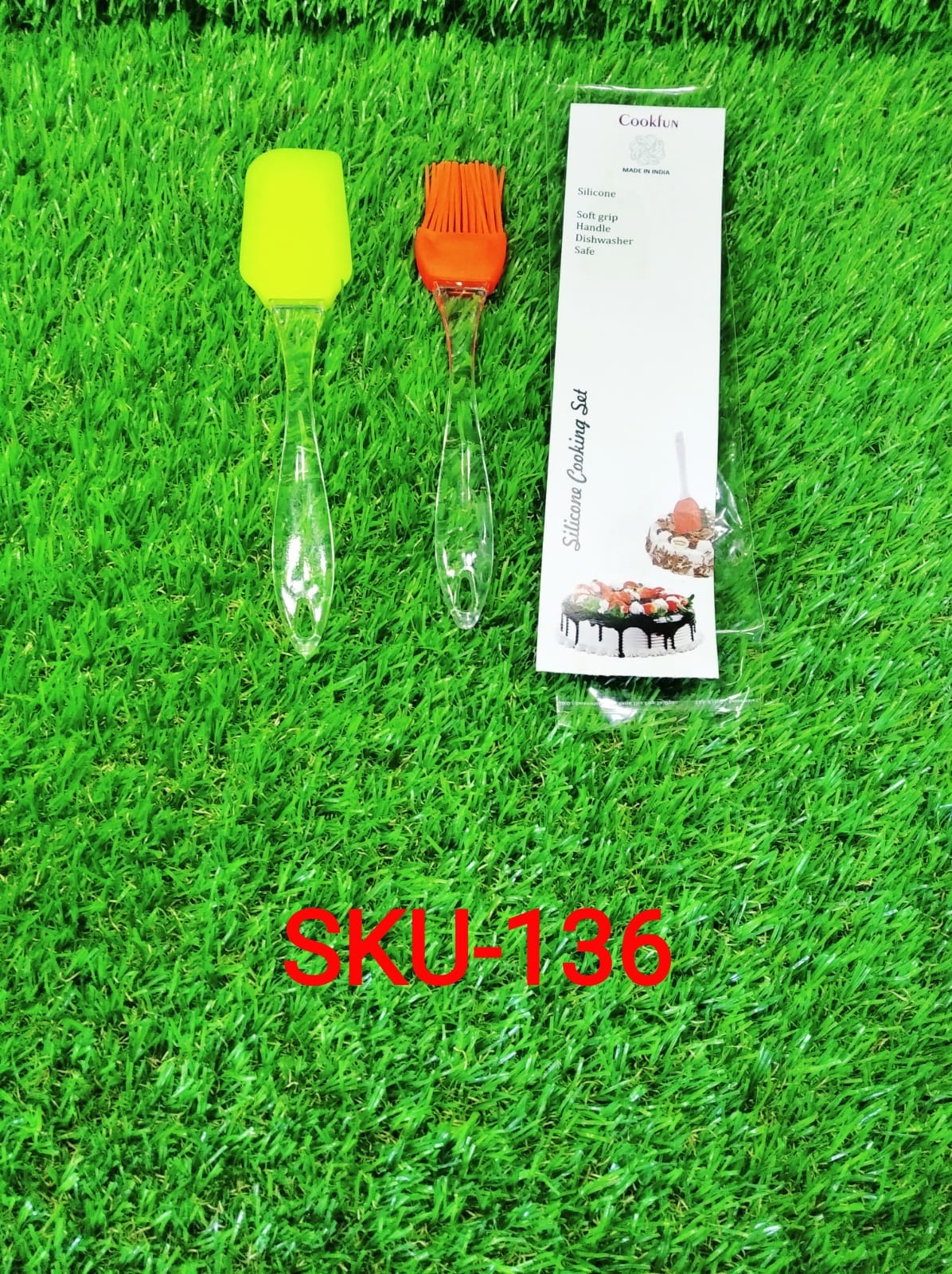Cake Pastry Brush and Spatula Set
