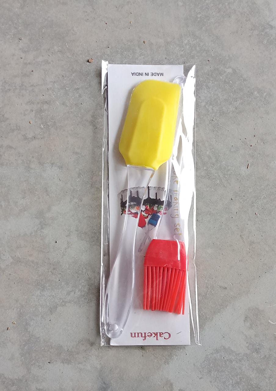 Cake Pastry Brush and Spatula Set