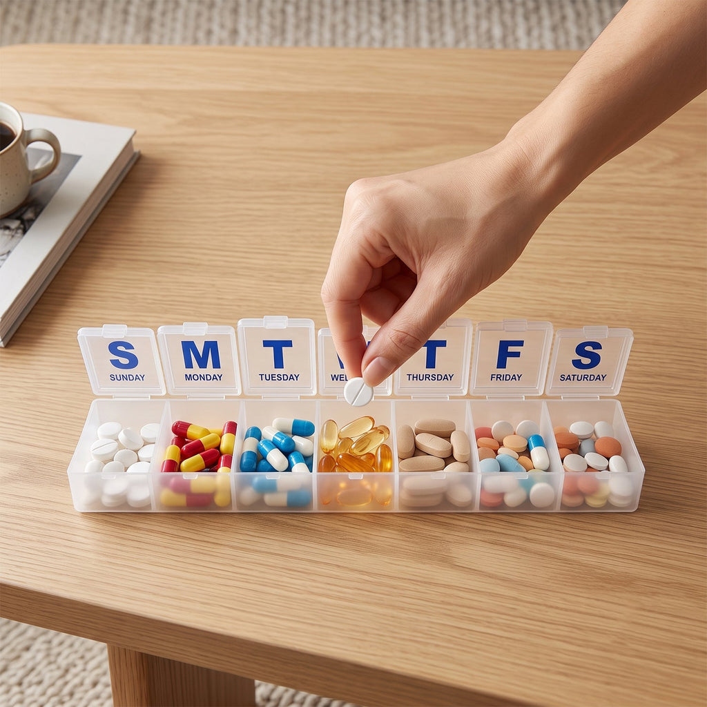 7 Day Weekly Plastic Pill Box
